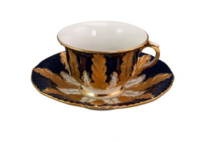 Alman 1910 tarihli Meissen damgalı fincan