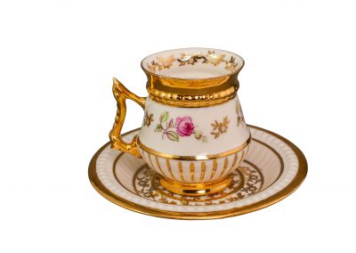 Avusturya 1930'lar NS Classic Royal Carlsbad Brezova damgalı fincan