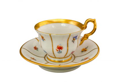 Danimarka, 1950’ler, KPM ( Kjobenhavns Porcellains Maleri ) damgalı fincan
