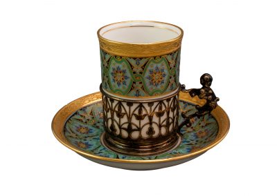 Fransız, 1900’lü yıllar başı, Jean Pouyat Limoges damgalı fincan