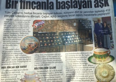 9 Eylül Gazetesi "Fincan Aşkı" özel haberi